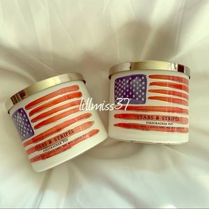 2 NEW BBW FIRECRACKER POP 3 WICK CANDLES